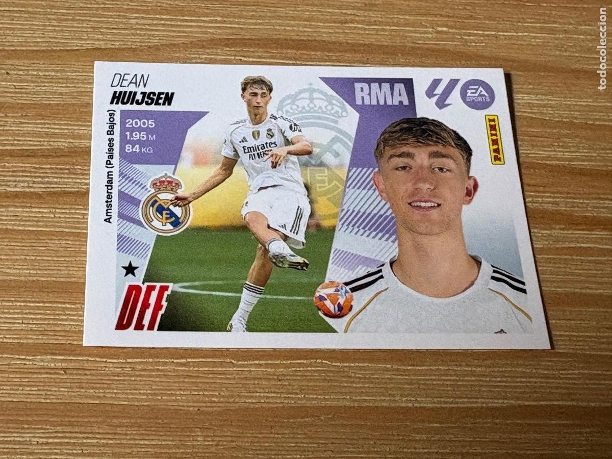 Sports collectibles: 6. CROMO LIGA ESTE 2025-26 25-26 HUIJSEN FICHAJE N 1 SIN PEGAR