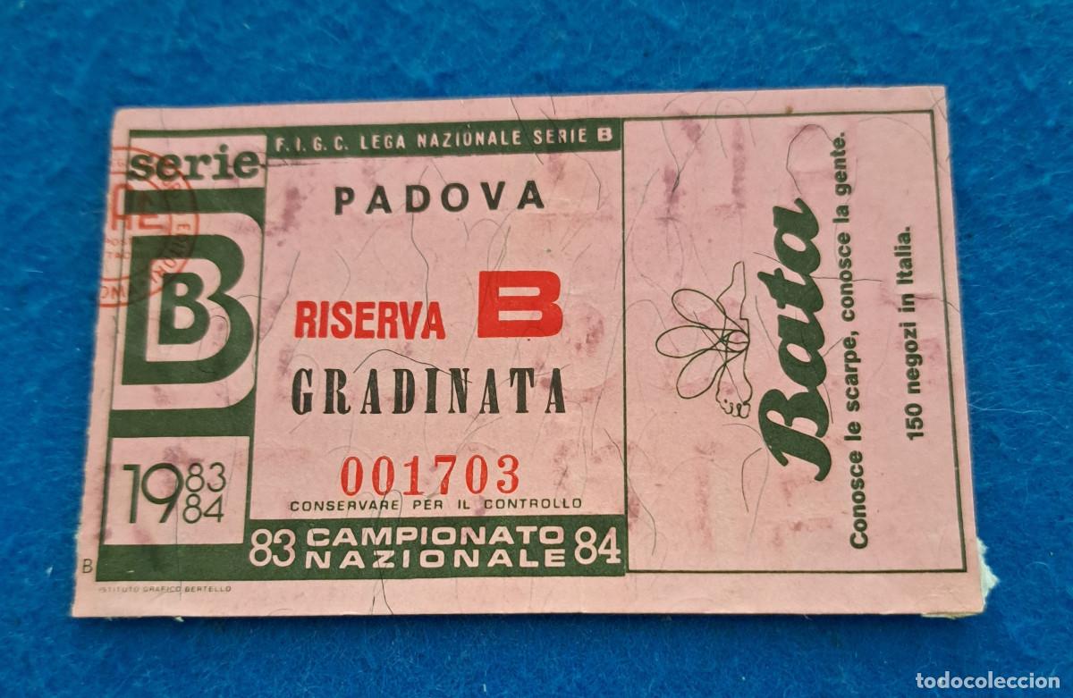 Sports collectibles: PADOVA vs RISERVA B - LEGA NAZIONALE SERIE B - TEMP. 1983/84