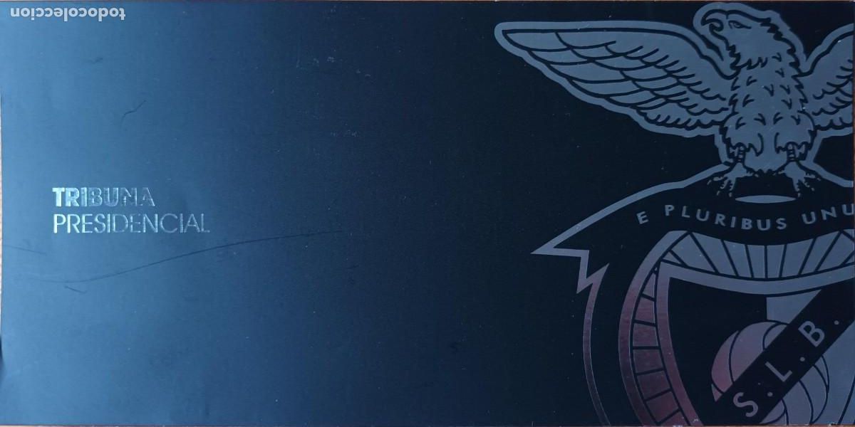 Colecionismo desportivo: TICKET INVITACION TRIBUNA PRESIDENCIAL PARTIDO BENFICA - F.C. BARCELONA DEL 2-10-2012 (FOOTBALL)