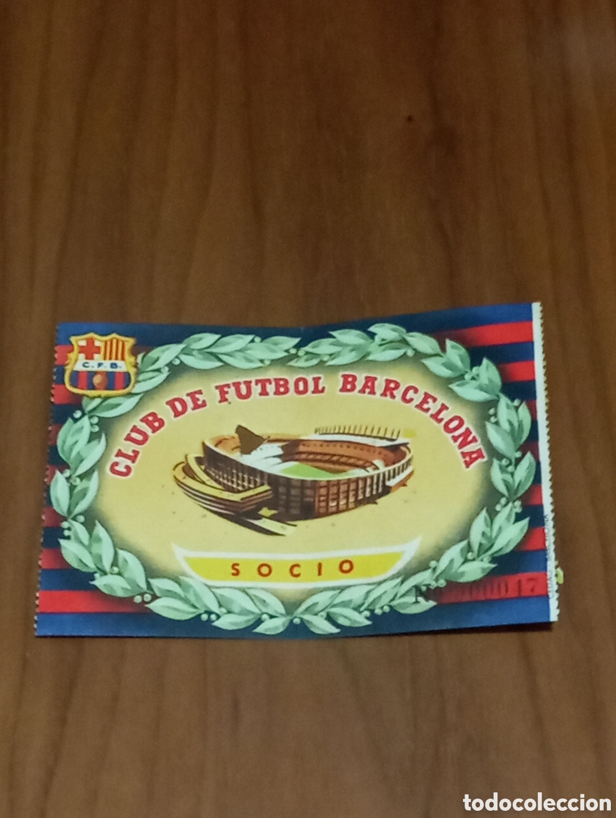 Collezionismo sportivo: ENTRADA FC BARCELONA A&Ntilde;OS 50