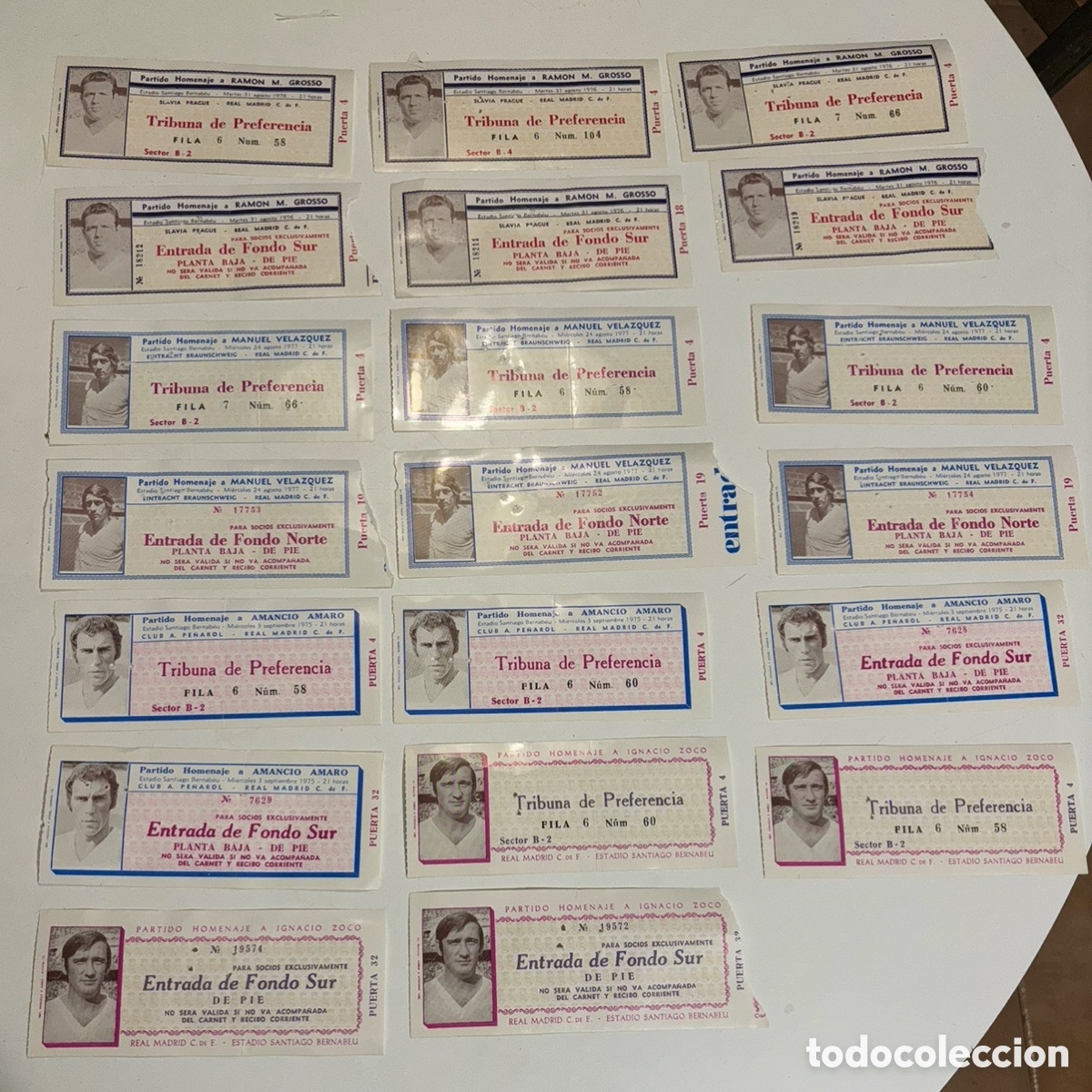 Coleccionismo deportivo: Entradas Partidos Homenaje - Foto 1