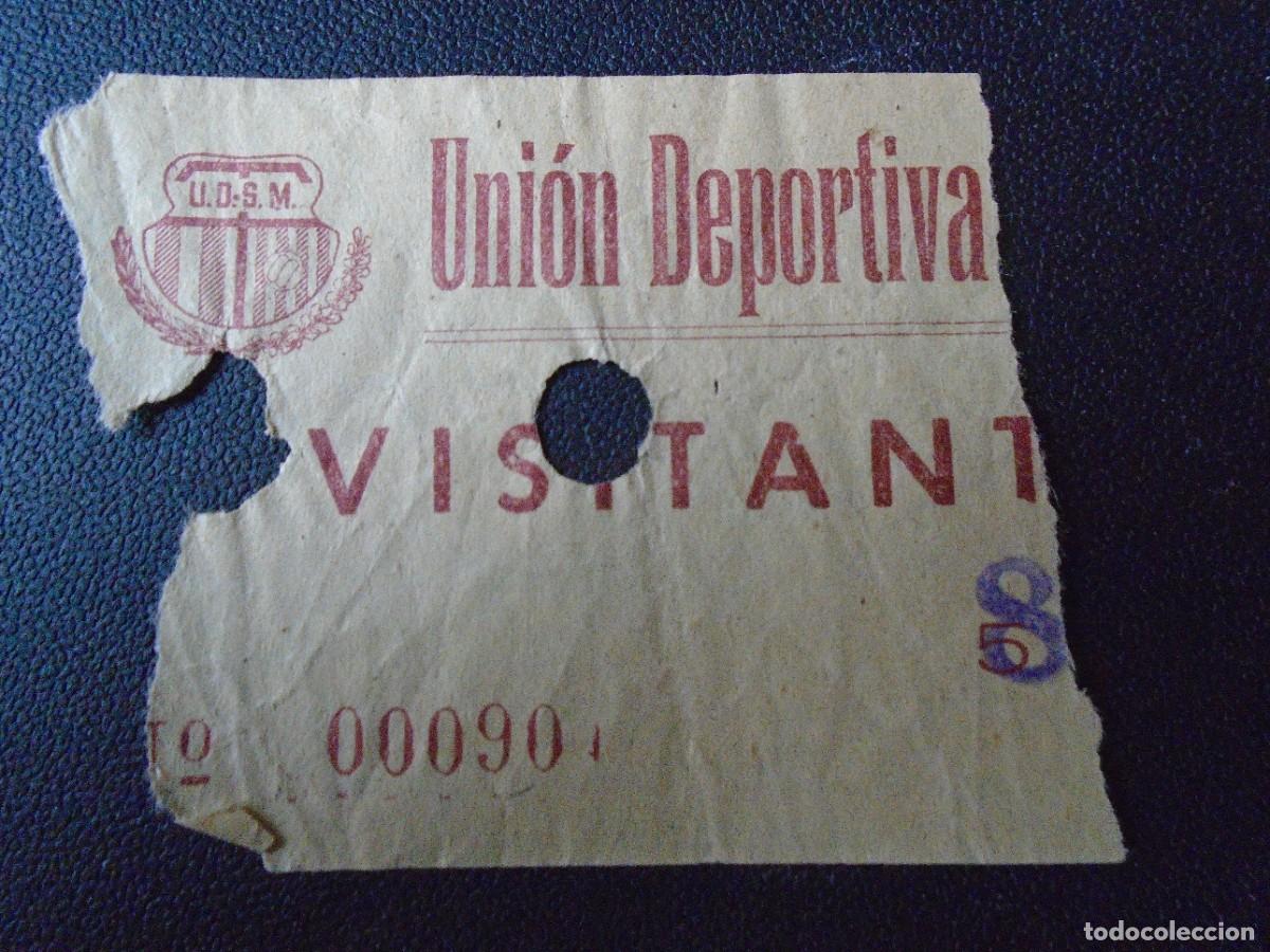 Colecionismo desportivo: ENTRADA visitante UNION DEPORTIVA SAN MARTIN