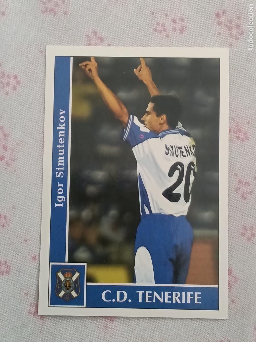 Coleccionismo deportivo: 488 SIMUTENKOV. FICHAS +I. C.D. TENERIFE . LIGA 2002 MUNDICROMO