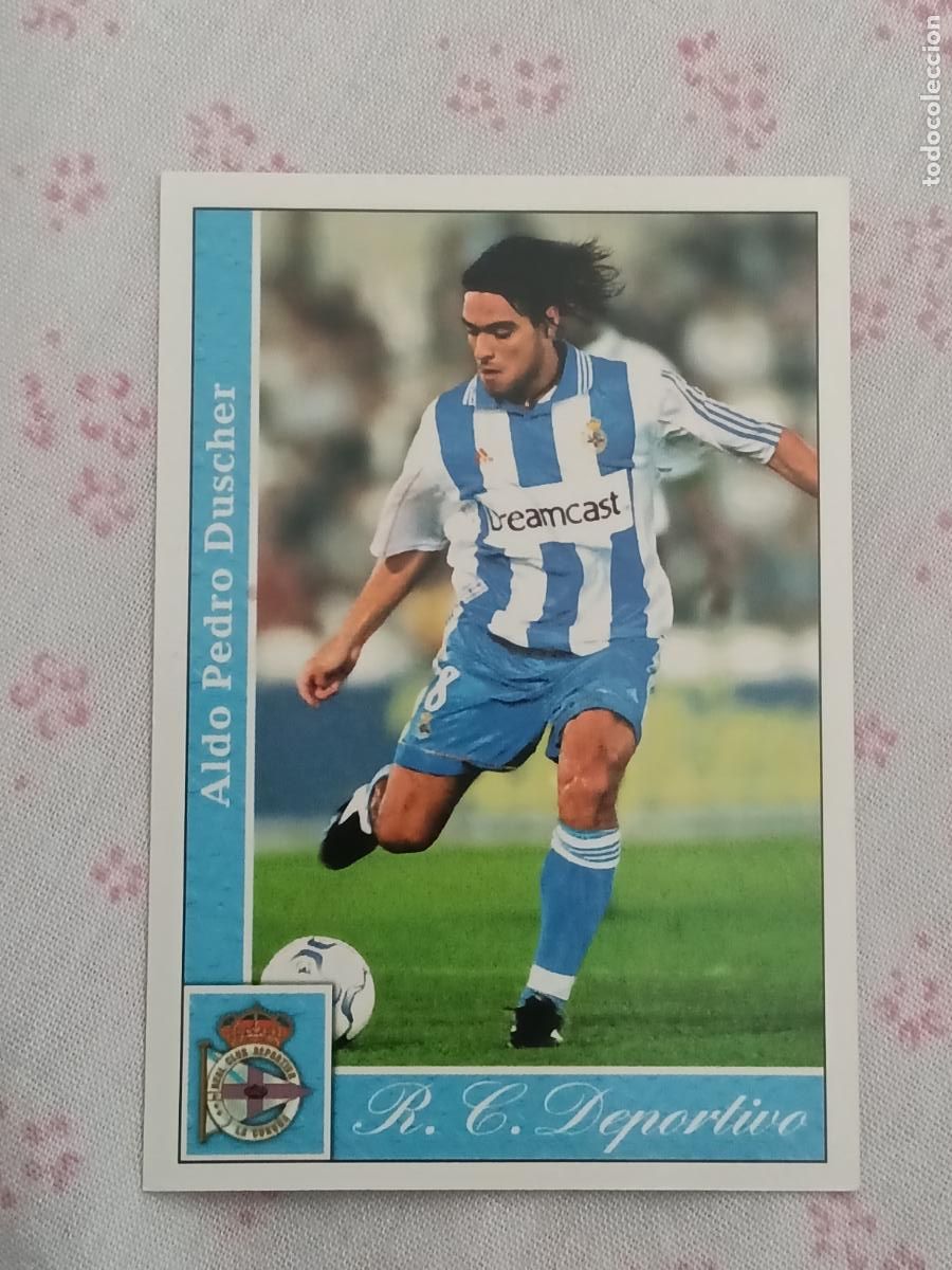Coleccionismo deportivo: 489 DUSCHER. FICHAS +I. R. C DEPORTIVO LA CORU&Ntilde;A. LIGA 2002 MUNDICROMO