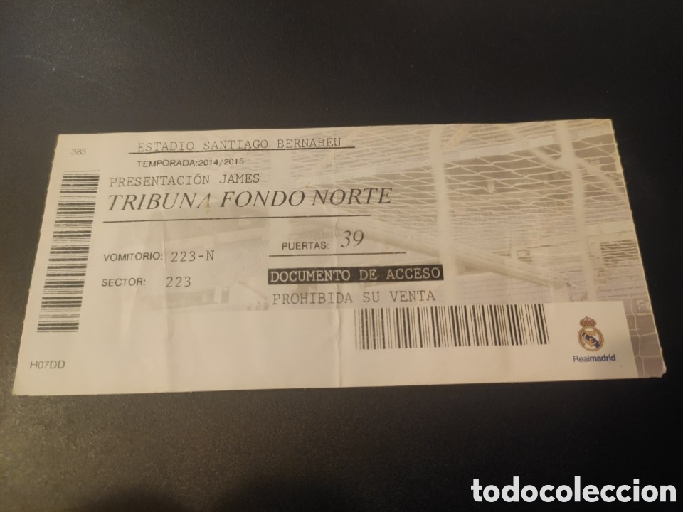 Coleccionismo deportivo: Presentaci&oacute;n de James