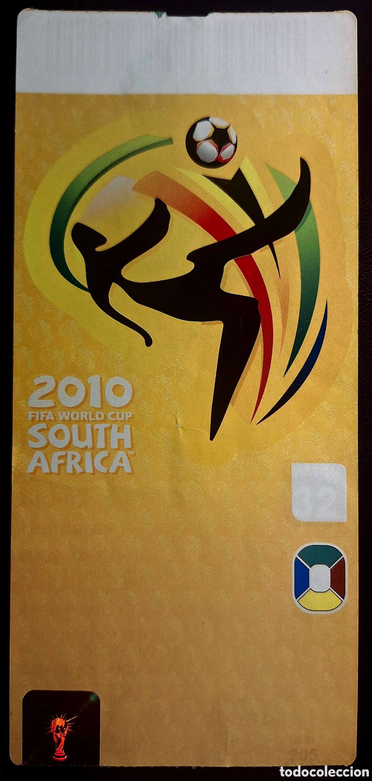 Coleccionismo deportivo: Entrada Espa&ntilde;a Honduras Mundial 2010 partido 32