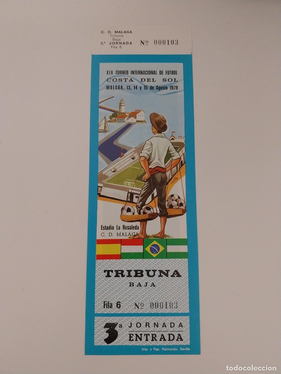 Coleccionismo deportivo: Entrada XIX trofeo Costa del Sol 1979