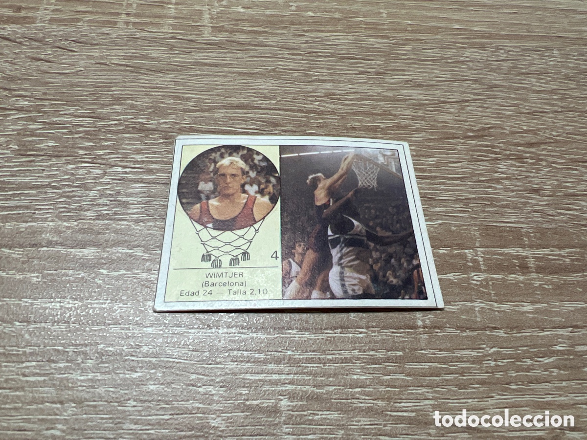 Coleccionismo deportivo: 1985 WIMTJER FC BARCELONA N&ordm; 4 CLESA DESPEGADO