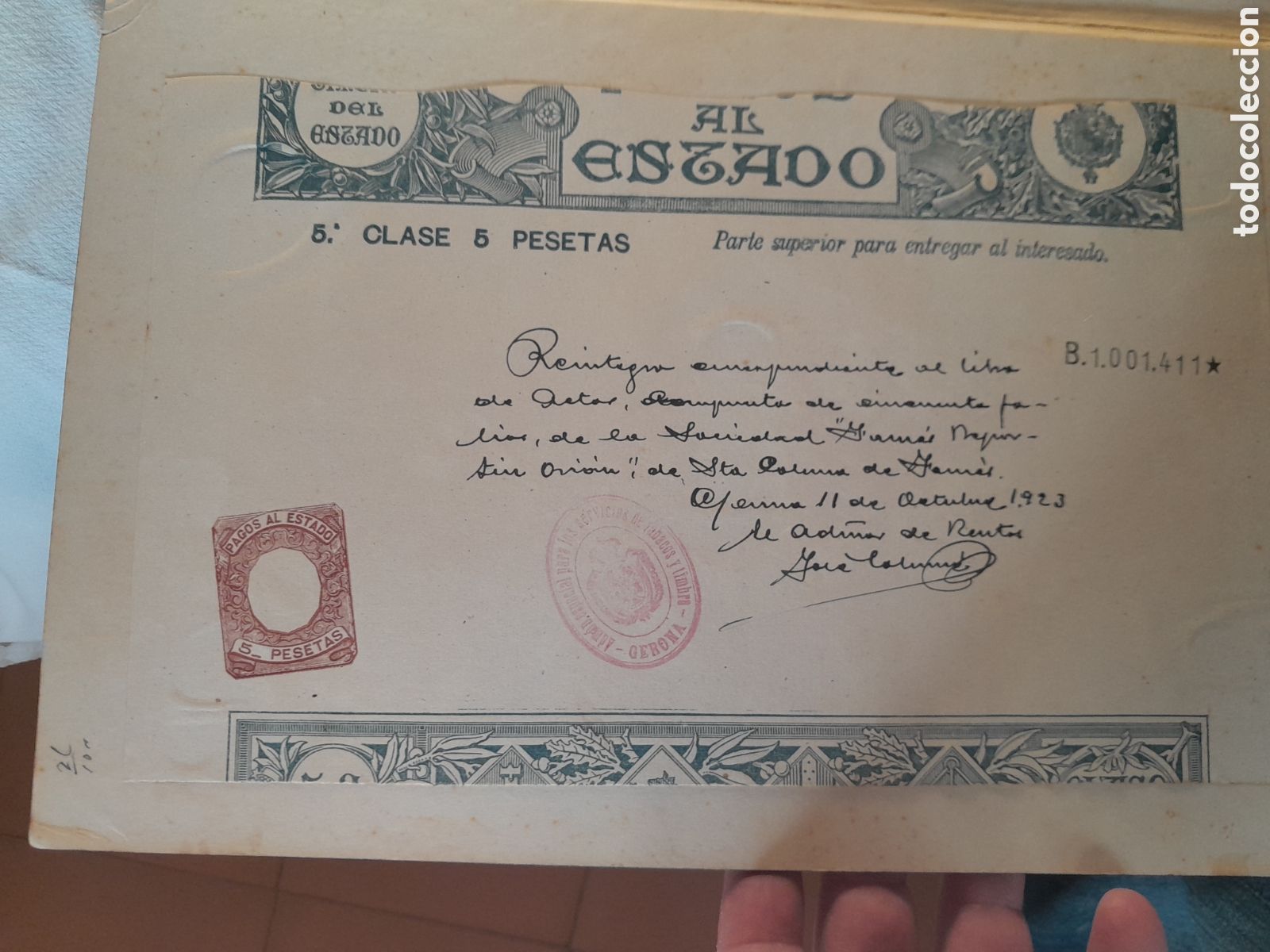 Coleccionismo deportivo: Fundaci&oacute;n club de f&uacute;tbol farners 1922