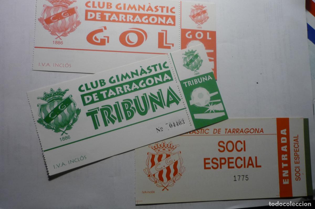 Coleccionismo deportivo: lote entradas futbol Nastic Tarragona