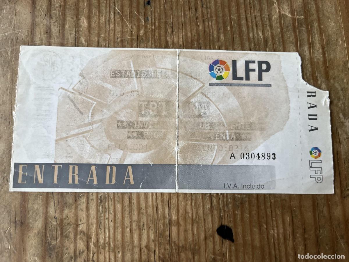 Coleccionismo deportivo: R31629 ENTRADA TICKET FUTBOL SALAMANCA 3-0 ALMERIA LIGA TEMPORADA 1996 1997
