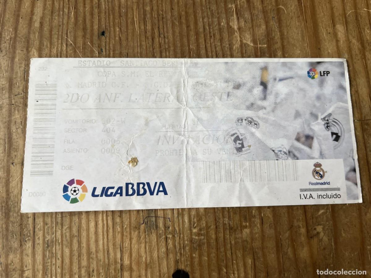 Coleccionismo deportivo: R31629 ENTRADA TICKET FUTBOL REAL MADRID 1-0 ESPANYOL ESPA&Ntilde;OL COPA DEL REY (28-1-2014)