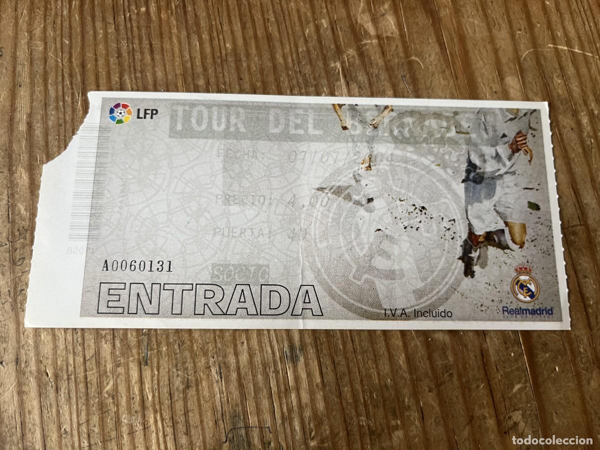 Coleccionismo deportivo: R31658 ENTRADA TICKET FUTBOL MUSEO REAL MADRID TOUR SANTIAGO BERNABEU (7-7-2004) SOCIO