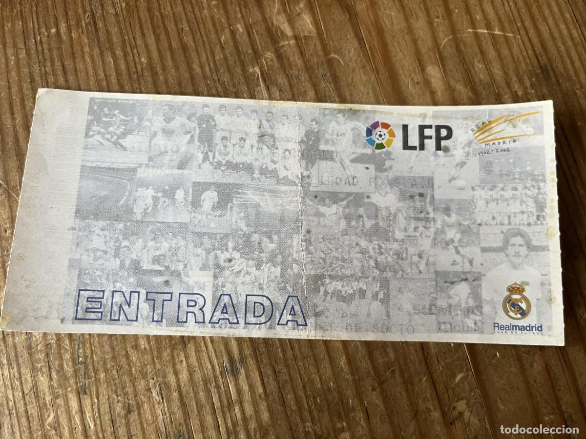 Coleccionismo deportivo: R31669 ENTRADA TICKET FUTBOL REAL MADRID 0-0 REAL SOCIEDAD LIGA TEMPORADA 2002 2003