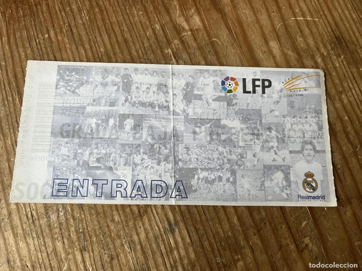 Coleccionismo deportivo: R31674 ENTRADA TICKET FUTBOL HOMENAJE A LOS VETERANOS DEL REAL MADRID JAPON (7-5-2002) CENTENARIO
