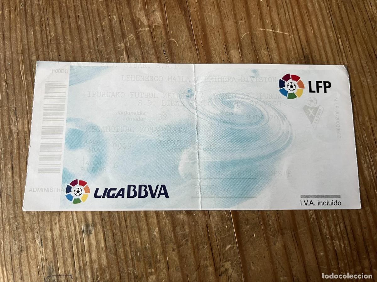 Coleccionismo deportivo: R31718 ENTRADA TICKET FUTBOL EIBAR 0-1 CELTA VIGO LIGA TEMPORADA 2014 2015