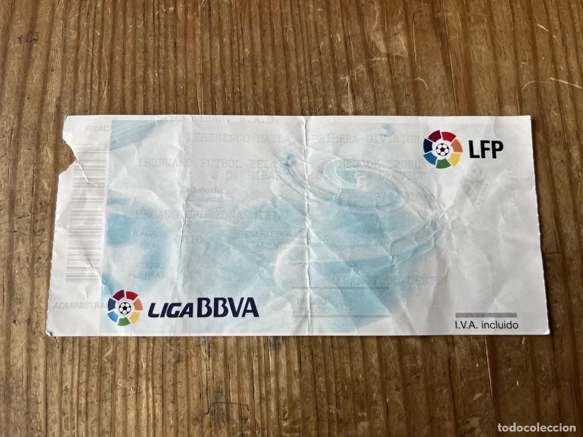 Coleccionismo deportivo: R31729 ENTRADA TICKET FUTBOL EIBAR 0-1 CELTA VIGO LIGA TEMPORADA 2014 2015