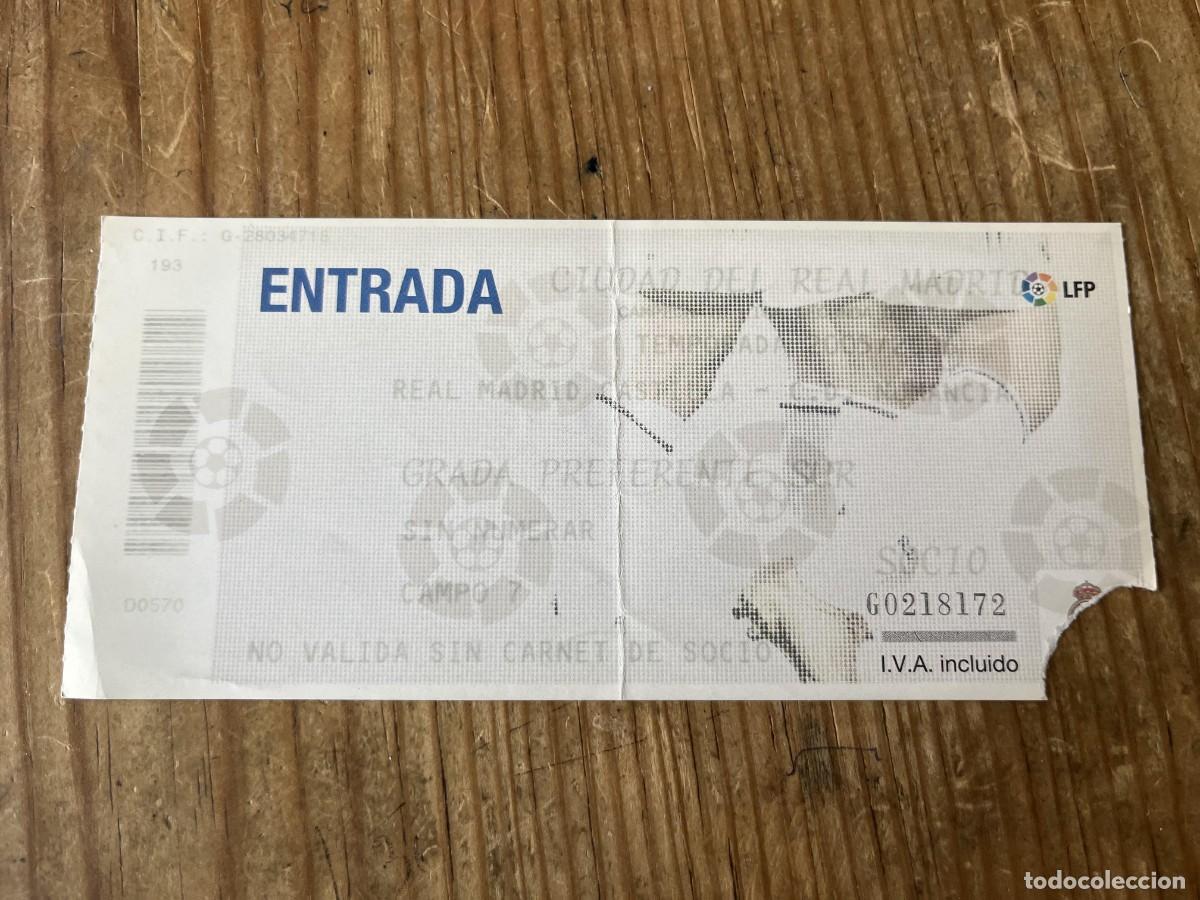 Coleccionismo deportivo: R31746 ENTRADA TICKET FUTBOL REAL MADRID CASTILLA 1-1 NUMANCIA LIGA TEMPORADA 2005 2006