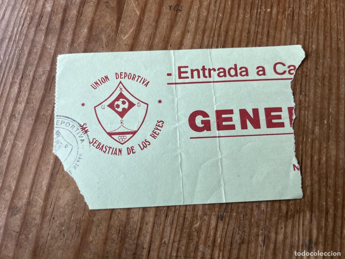 Coleccionismo deportivo: R31773 ENTRADA TICKET FUTBOL MADRID UNION DEPORTIVA SAN SEBASTIAN DE LOS REYES