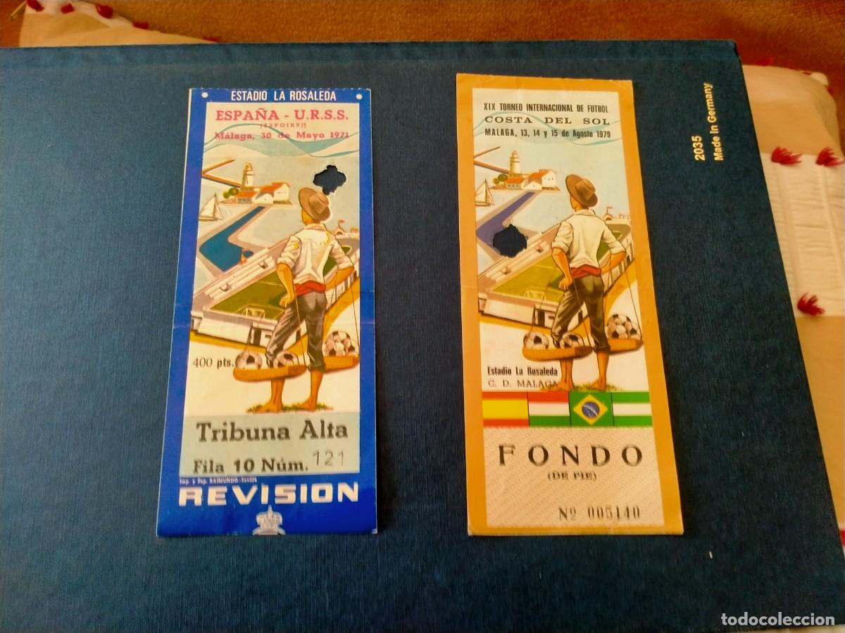 Coleccionismo deportivo: entradas de futbol de espa&ntilde;a urss 1971-79