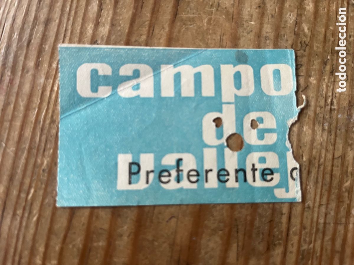 Coleccionismo deportivo: R31865 ENTRADA TICKET FUTBOL LEVANTE 3-1 ATLETICO CEUTA (18-10-1959) HAT TRICK PAREDES
