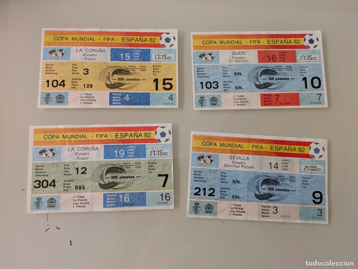 Coleccionismo deportivo: 4 entrada mundial 82