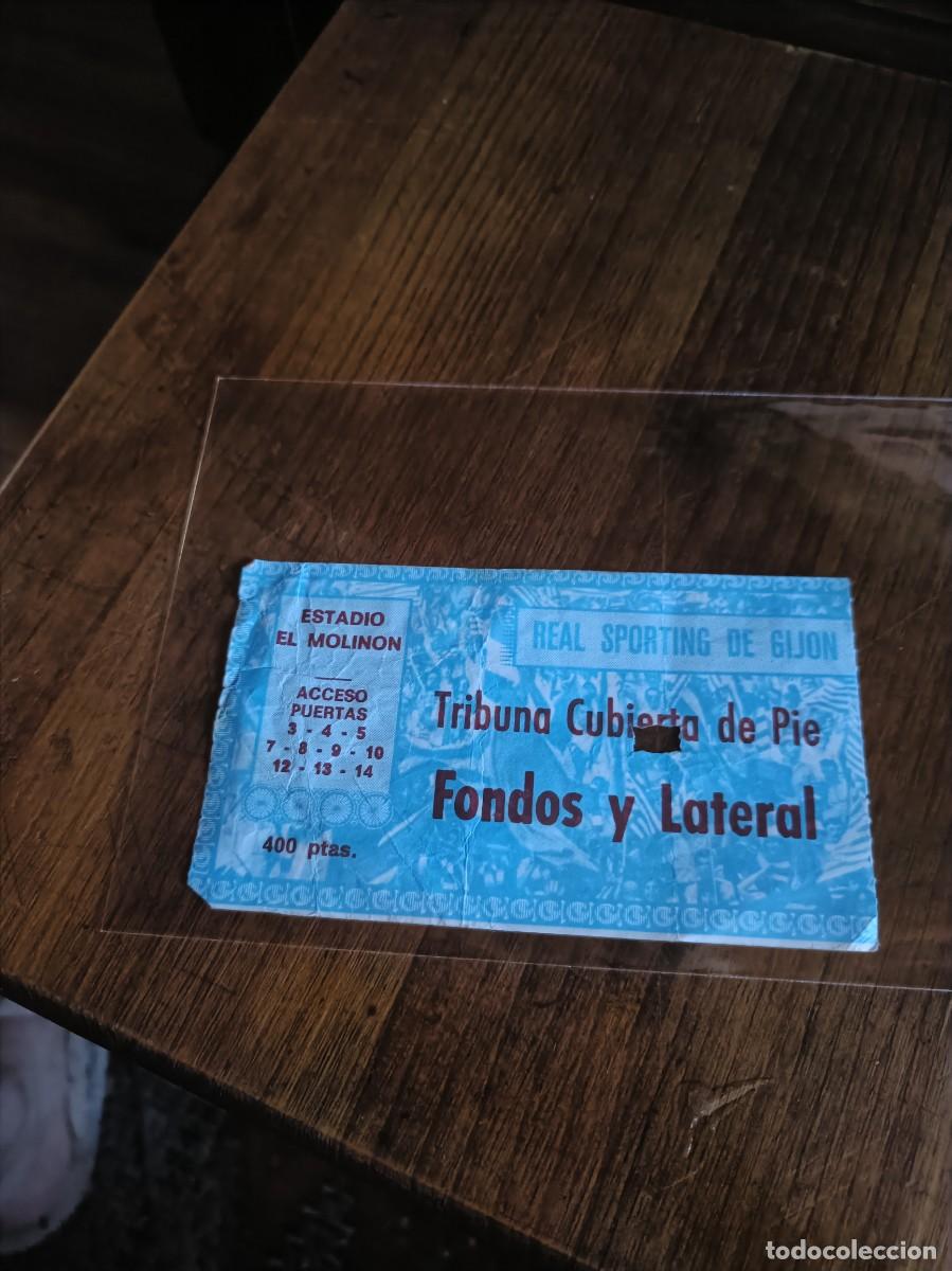 Sammelleidenschaft Sport: ENTRADA TICKET REAL SPORTING DE GIJ&Oacute;N ESTADIO EL MOLINON 400 PTS
