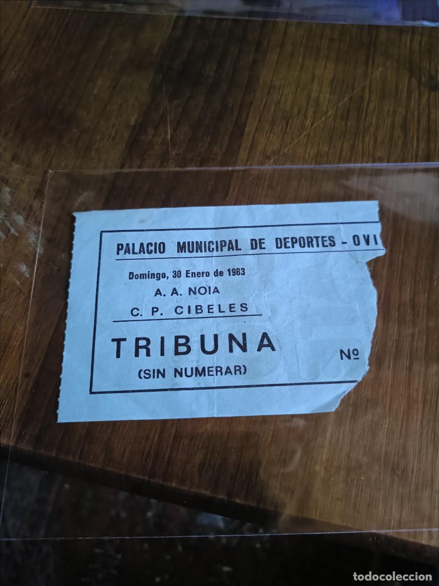 Coleccionismo deportivo: ENTRADA TICKET PALACIO DE DEPORTES OVIEDO A.A.NOIA -C.P. CIBELES