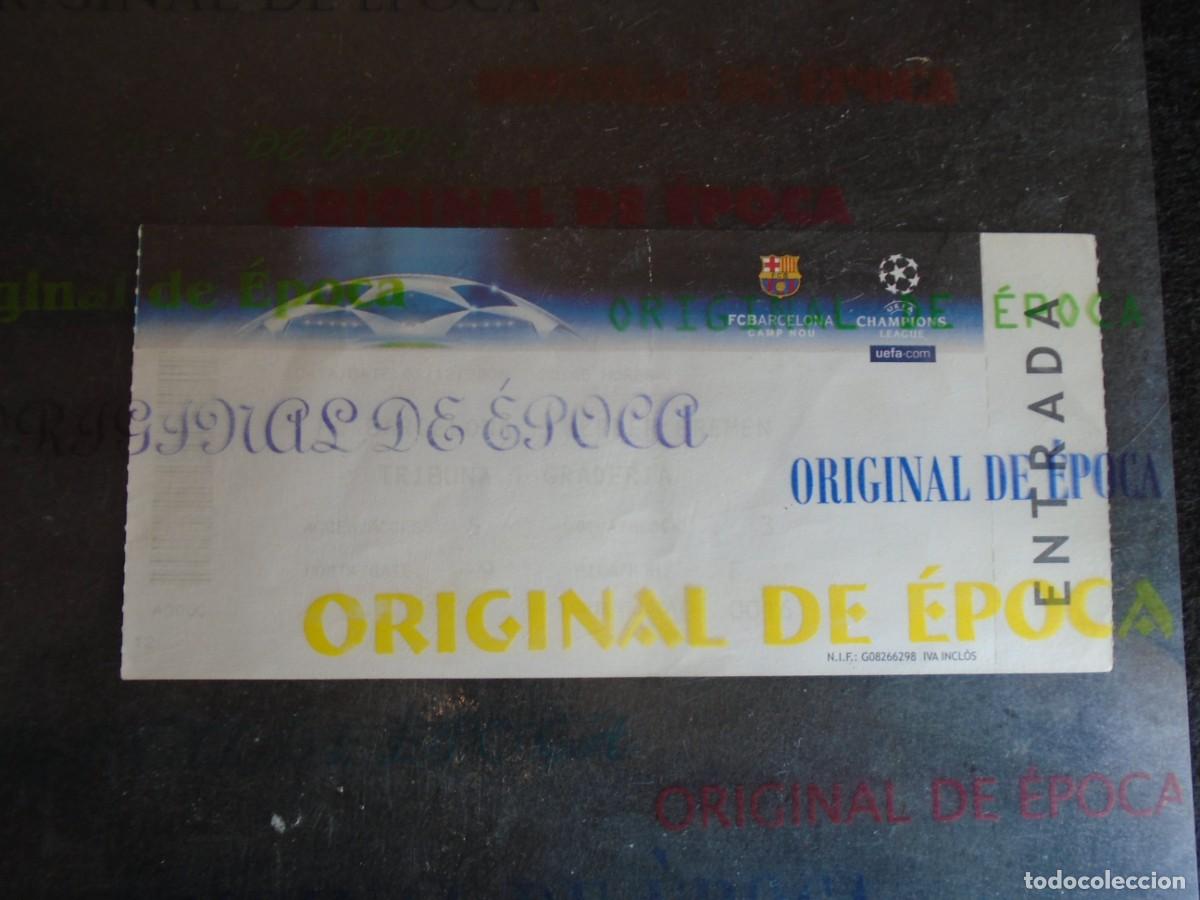 Coleccionismo deportivo: (V-1142)ENTRADA F.C.BARCELONA-WERDER BREMEN CHAMPIONS LEAGUE 5-12-2006 TICKETS from the Leo Messi