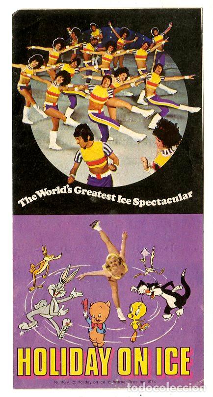 Coleccionismo deportivo: Entrada Holiday On Ice / Palau Blau Grana 1975 - Deporte