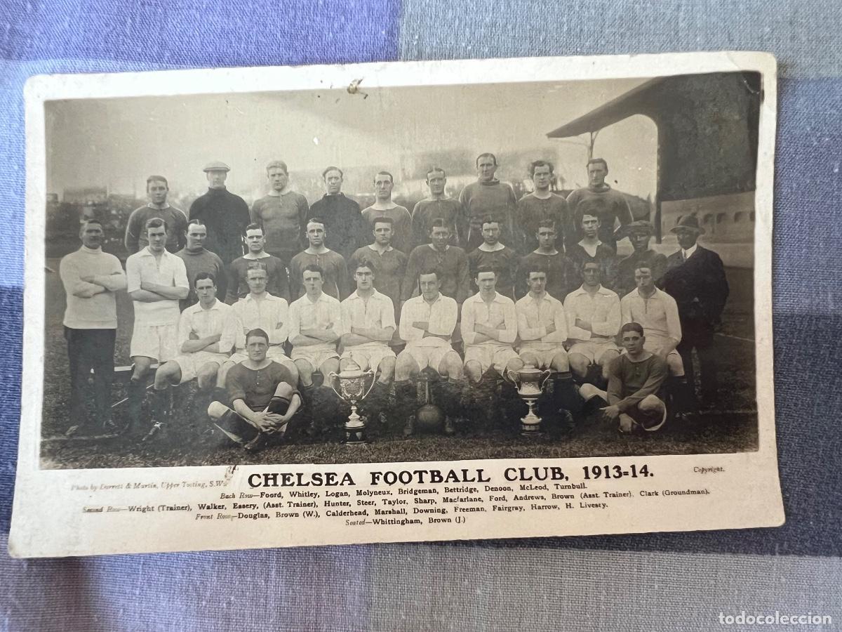 Coleccionismo deportivo: CHELSEA FOOT-BALL CLUB 1913-1914 POST-CARD ORIGINAL