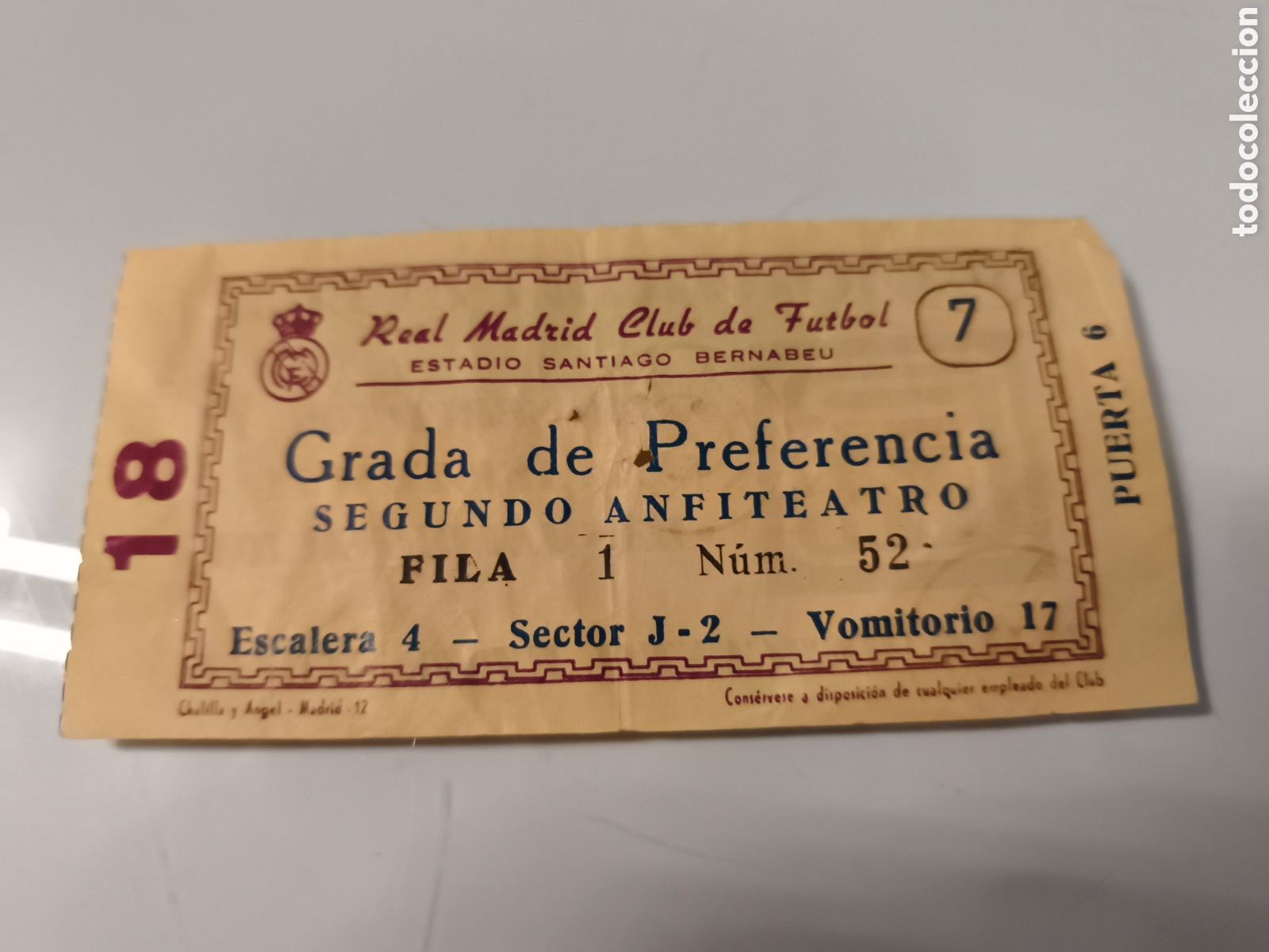 Coleccionismo deportivo: Real Madrid - Manchester 15-5-1968