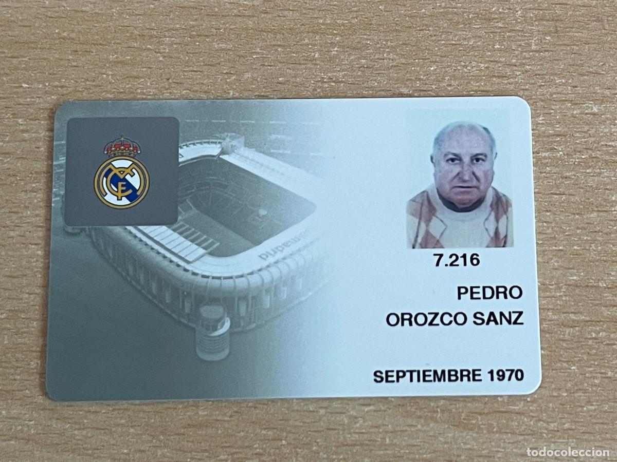 Coleccionismo deportivo: 5- REAL MADRID antiguo Carnet de Socio N&ordm; 7216 a&ntilde;os 90 RM Estadio Santiago Bernab&eacute;u
