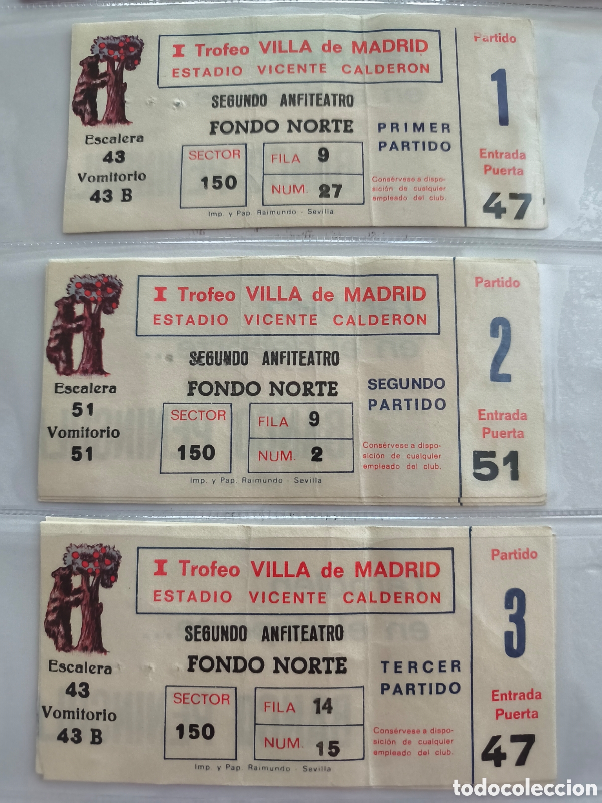 Coleccionismo deportivo: I Torneo Villa de Madrid