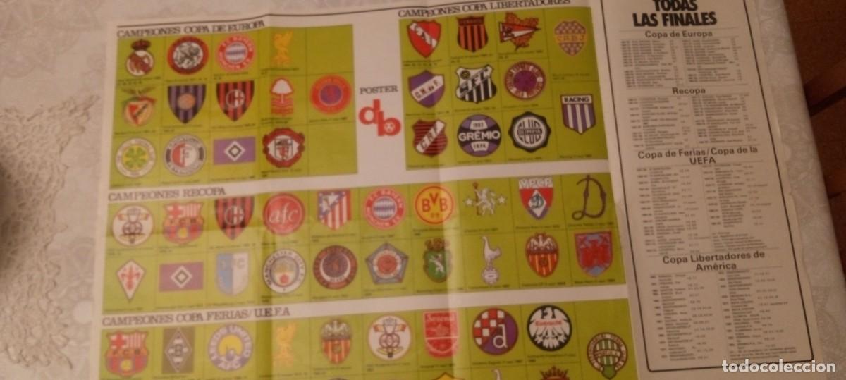 Coleccionismo deportivo: Poster Ganadores Copa Europa, Libertadores, Recopa ,Ferias