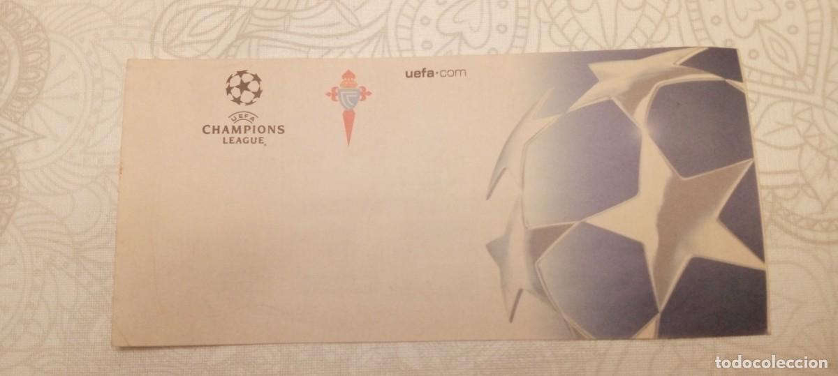 Coleccionismo deportivo: Entrada Celta Champions League 2003/2004