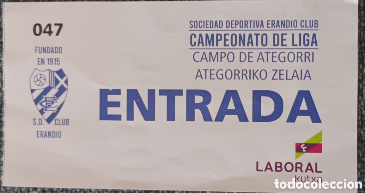 Sammelleidenschaft Sport: ENTRADA CAMPO DE ATEGORRI