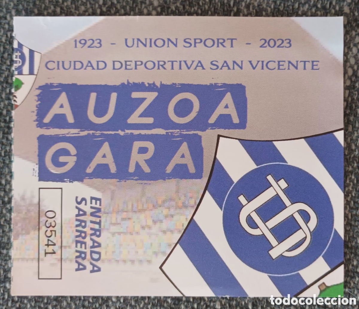 Coleccionismo deportivo: ENTRADA CIUDAD DEPORTIVA SAN VICENTE