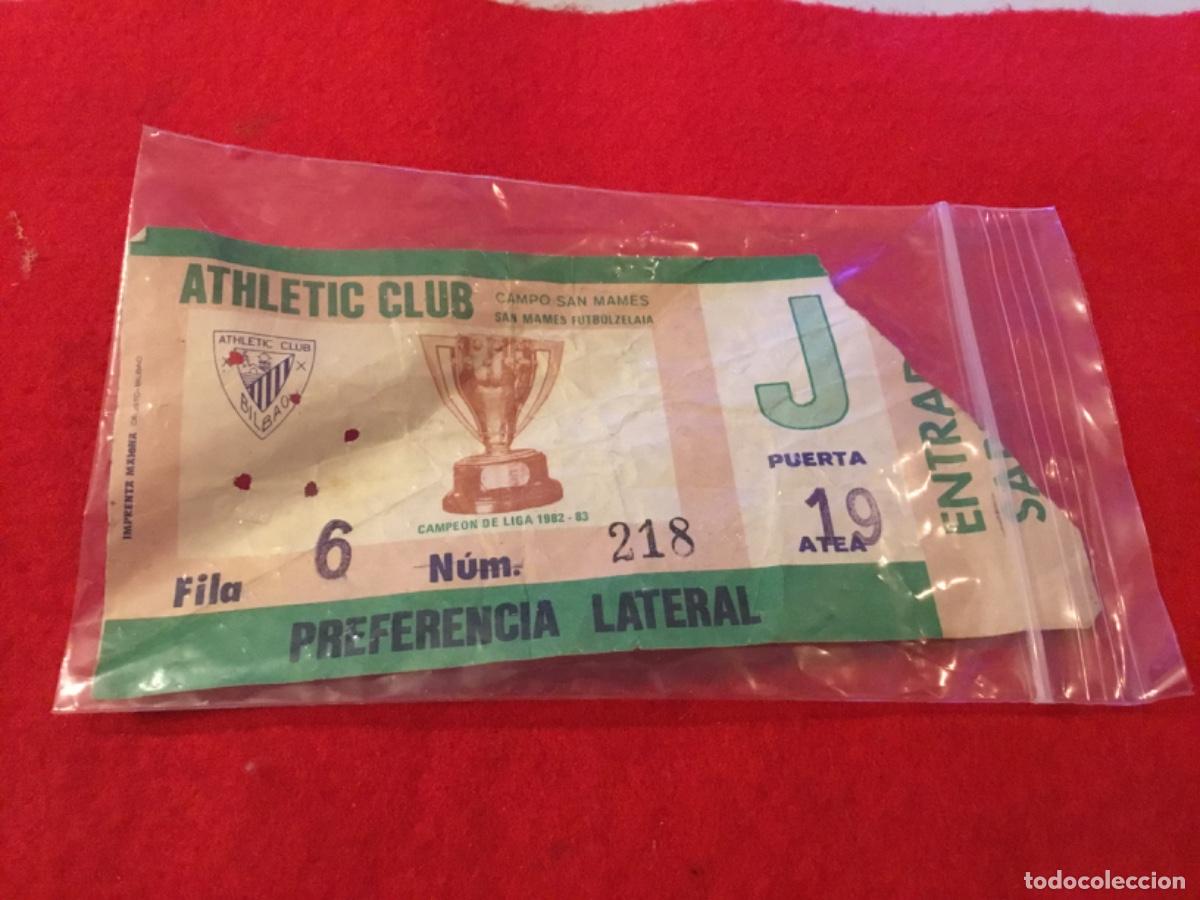 Coleccionismo deportivo: Entrada campo San Mam&eacute;s , Athletic Club de Bilbao