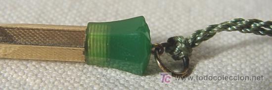 Escriban&iacute;a: LAPIZ ANTIGUO BA&Ntilde;ADO EN ORO - Foto 4