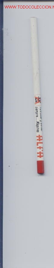 Escrita: Lapicero publicitario.Maquinas de coser Alfa