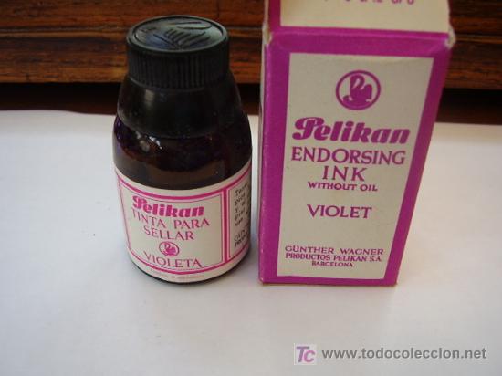 Escriban&iacute;a: Tinta para sellar Violeta Pelikan - Foto 4