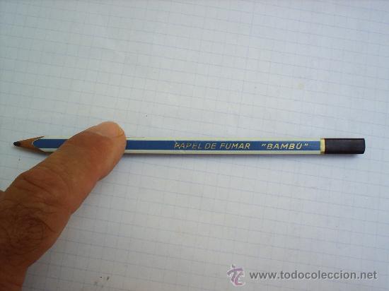 Escriban&iacute;a: LAPIZ DE PROPAGANDA DE PAPEL DE FUMAR - BAMBU - &Ntilde;OS 30 - Foto 1
