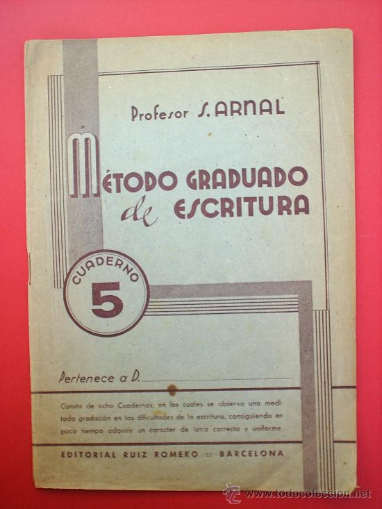 Outils d'&Eacute;criture: CUADERNO METODO DE ESCRITURA-N.5-PROFESOR S. ARNAL