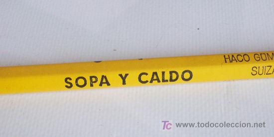 Escriban&iacute;a: Lapicero publicitario de Sopa y caldo Texton. - Foto 4