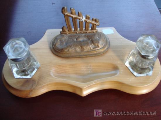 Escriban&iacute;a: ESCRIBAN&Iacute;A ANTIGUA DE MADERA Y CRISTAL - Foto 1