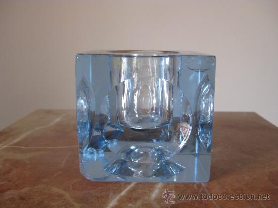 Escriban&iacute;a: TINTERO CRISTAL AZUL PRECIOSO - Foto 2