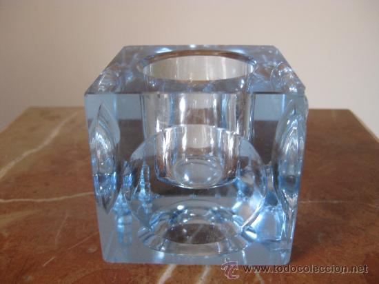 Escriban&iacute;a: TINTERO CRISTAL AZUL PRECIOSO - Foto 4
