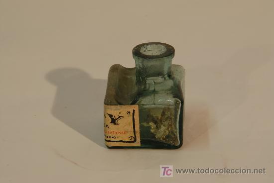 Escriban&iacute;a: Tintero en vidrio Wigty. S. XIX - Foto 2