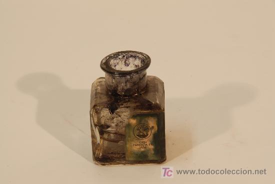 Escriban&iacute;a: Tintero en vidrio marca Pelikan. S. XIX - Foto 2